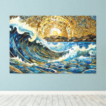 mosaïque de vague océanique 001