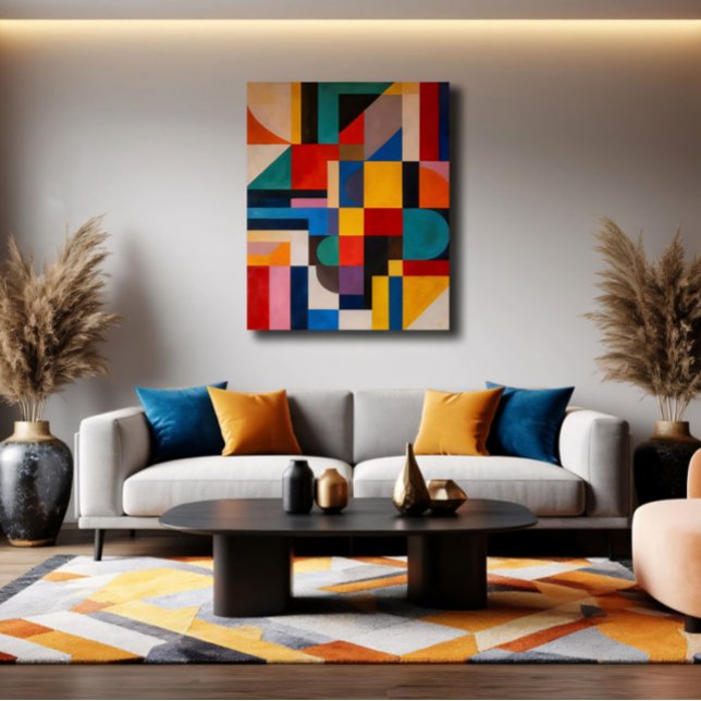 Toile Mosaïque Vibrante (Créateur téléchargé)
