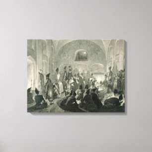Toile Mosquée persane à Erevan, Arménie, une nuit