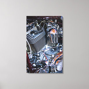 Toile Moteur de chopper personnalisé