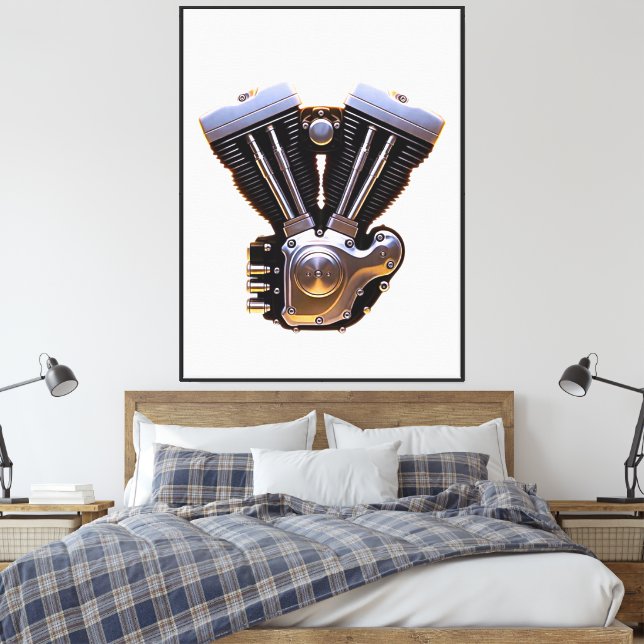 Toile Moteur de moto (Insitu(Chambre))
