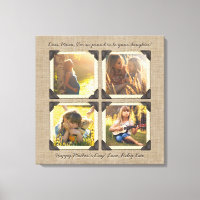 Mother Daughter Personalized Instagram Photo Grid