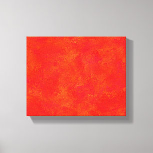 Toile Motif Abstrait rouge orange imprimé