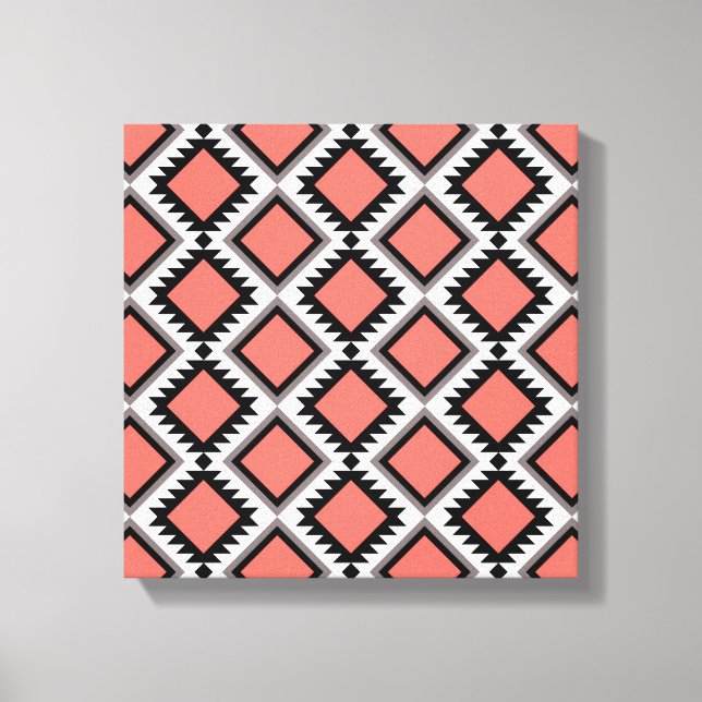 Toile Motif Aztec (Recto)