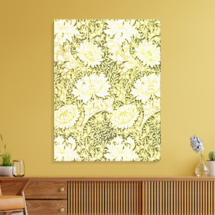 Toile Motif Chrysanthème de William Morris Vintage