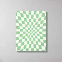 Motif damier vert déformé