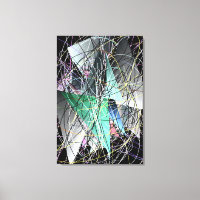 Motif d'art géométrique 3D abstrait