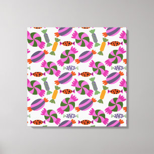Toile Motif de bonbons motif Lollies lollipop 6