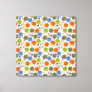 Toile Motif de bonbons motif Lollies lollipop 61