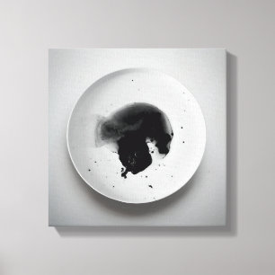 Toile Motif de café monochrome texture Art abstrait 11