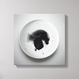 Toile Motif de café monochrome texture Art abstrait 11