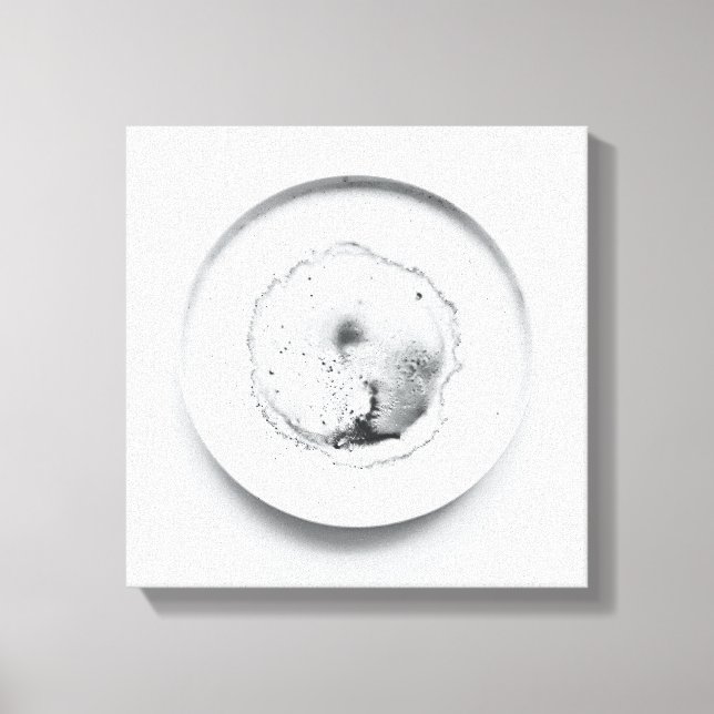 Toile Motif de café monochrome texture art abstrait 2 (Recto)