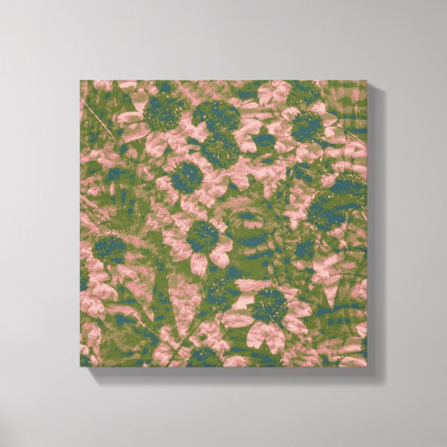 Toile Motif de camouflage de fleurs (Recto)