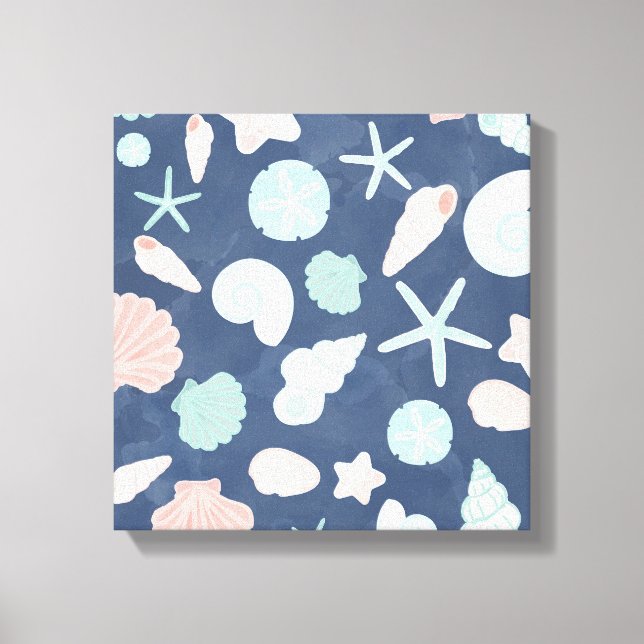 Toile motif de coquillages (Recto)
