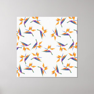Toile Motif de fleur d'oiseau de paradis