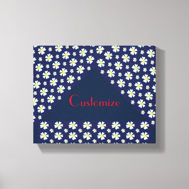 Toile Motif de fleurs blanches Thunder_Cove (Recto)