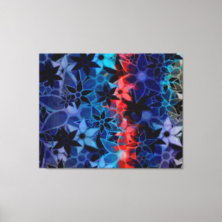 Toile Motif de fleurs d'art Abstrait #2