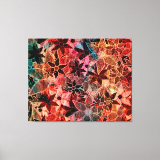 Toile Motif de fleurs d'art Abstrait #3