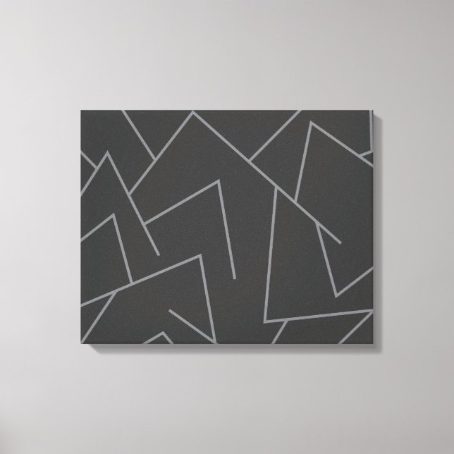 Toile Motif de ligne graphique moderne, urbain simple, d (Recto)