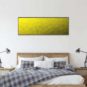 Toile Motif de maille géométrique à dégradé ombré foncé