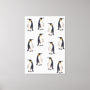 Toile Motif de manchots mignons