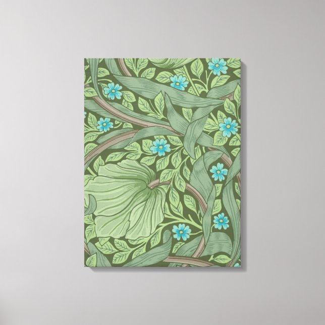 Toile Motif de papier peint, exemple avec Forget-Me-Nots (Recto)