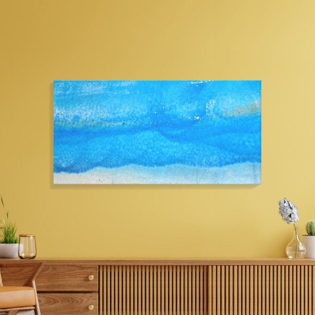 Toile Motif de peinture aquarelle abstraite (Insitu(Salon))