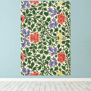 Toile Motif de pivoine de chinoiserie vintage Owen Jones