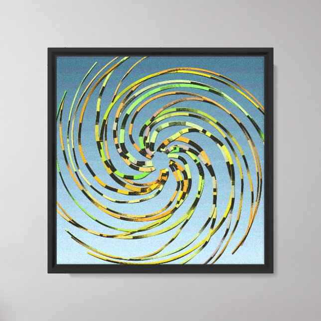 Toile Motif de serpent abstrait  (Recto)