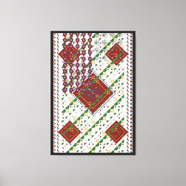 Toile Motif de tapis persan  (Recto)