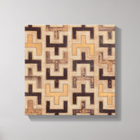Motif décoratif africain en tissu boueux