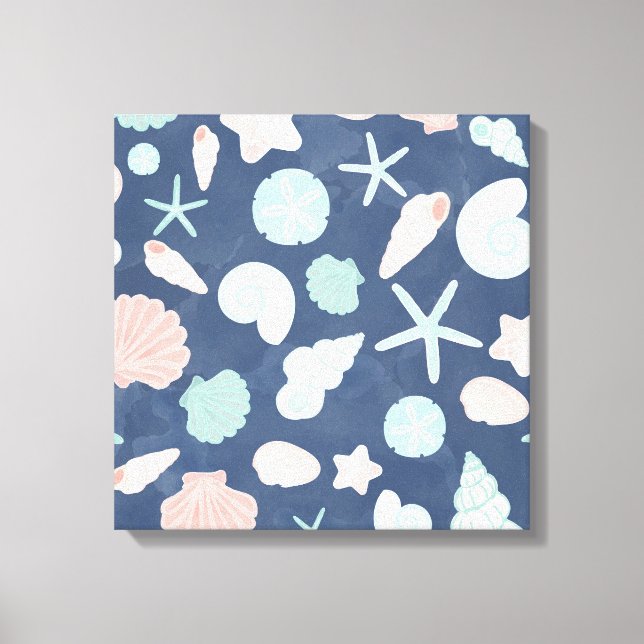 Toile motif des coquillages (Recto)
