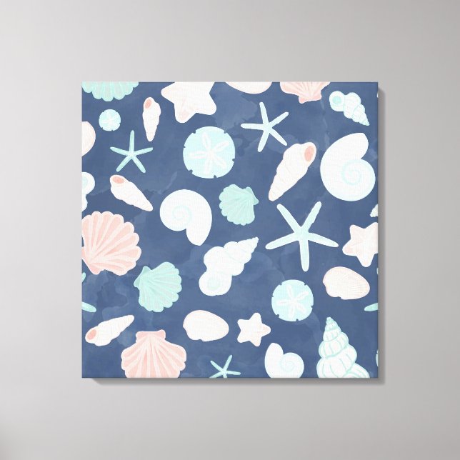 Toile motif des coquillages (Recto)