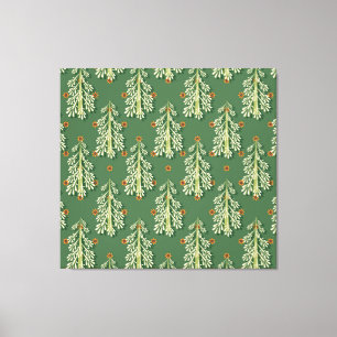 Toile Motif d'illustration des arbres de Noël
