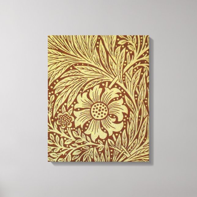 Toile Motif Fleur Antique Marigold de William Morris (Recto)