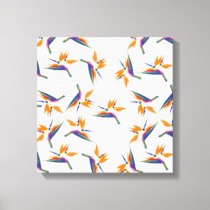 Toile Motif fleur d'oiseau de paradis
