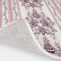 Toile, motif floral, baroque, vintage, Chic de Cha