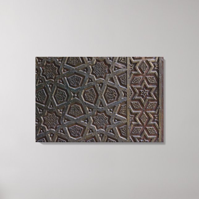 Toile Motif Géométrique Islamique (Recto)