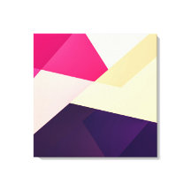 Motif géométrique rose jaune moderne