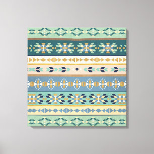 Toile Motif indien extérieur d'étape de Geo