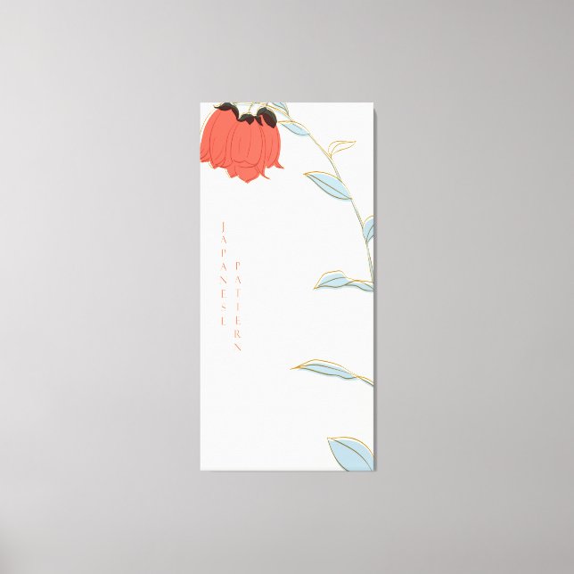 Toile Motif japonais Abstrait (Recto)