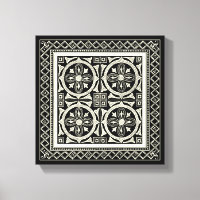 Motif Mandala noir et blanc par Vision Studio