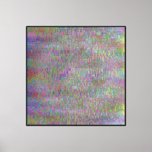 Toile Motif mathématique pixélisé