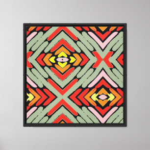 Toile Motif multicolore du Sud-Ouest