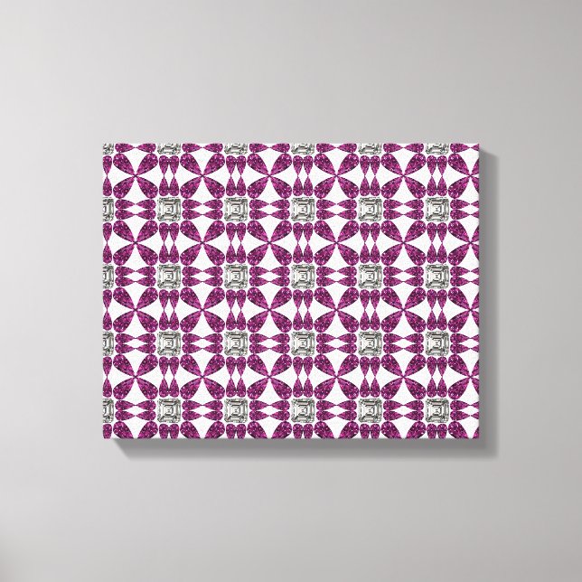 Toile Motif pourpre (Recto)