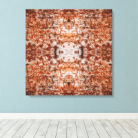 Motif répétitif en techniques mixtes de coupe tran