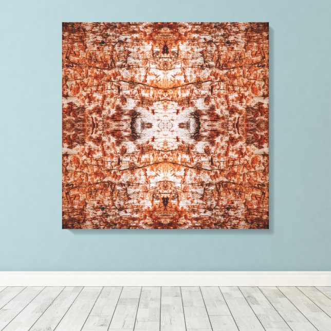 Toile Motif répétitif en techniques mixtes de coupe tran (Insitu (Plancher de Bois))