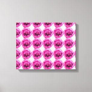 Toile Motif rose