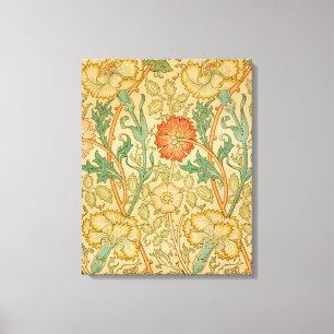 Toile Motif rose et fuchsia (par William Morris)