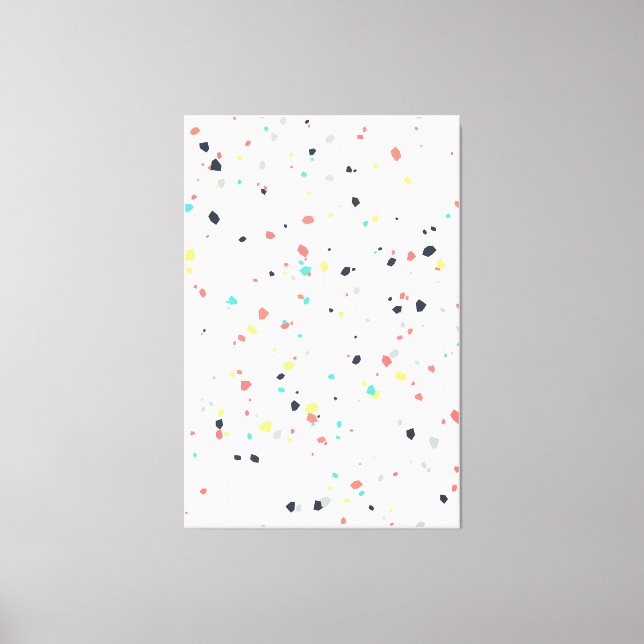 Toile Motif sans couture Terrazzo Speckle (Recto)